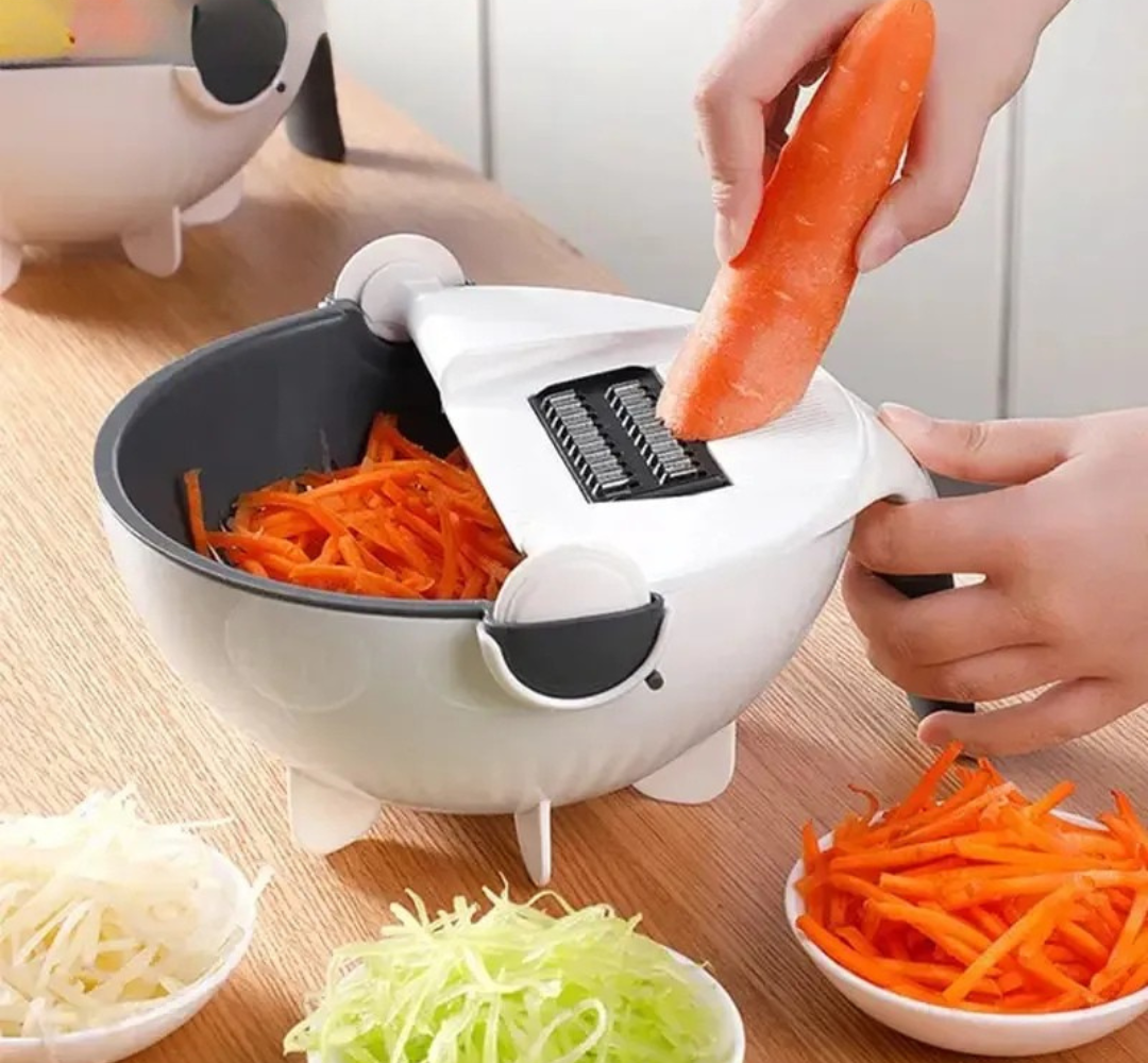 Vegetable Cutter with Drain Basket