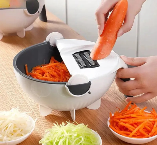 Vegetable Cutter with Drain Basket