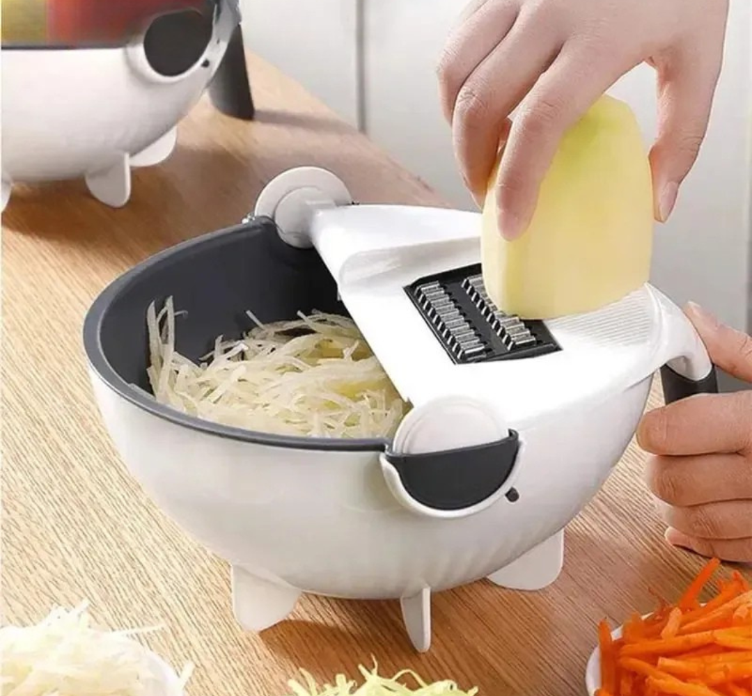 Vegetable Cutter with Drain Basket