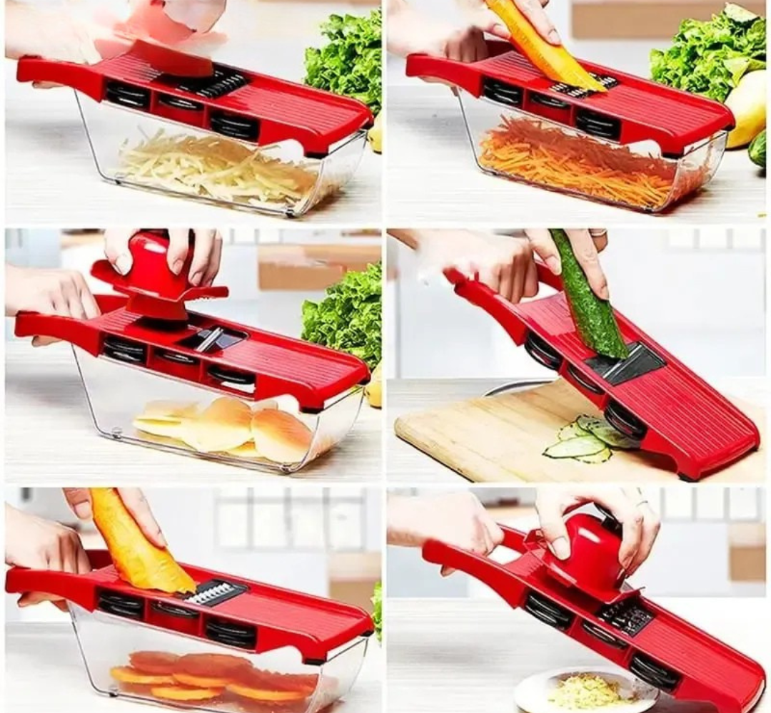 6-in-1 Mandoline Vegetable Grater & Slicer