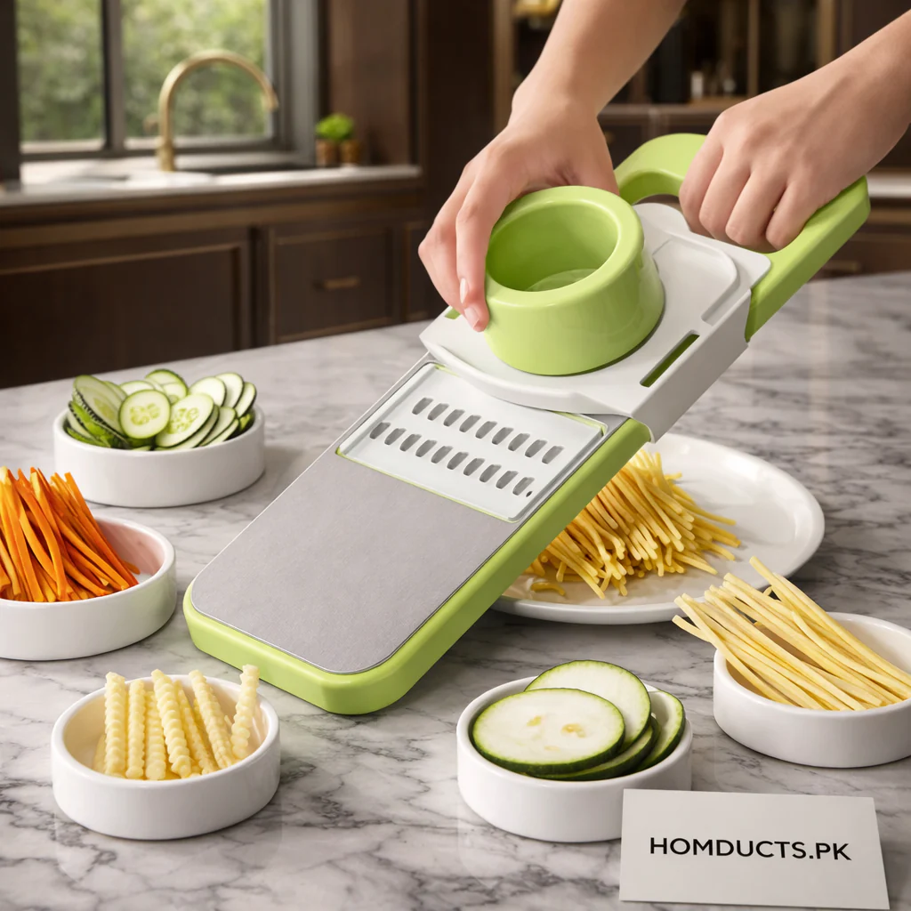 5-in-1 Kitchen Vegetable Chopper, Cutter & Slicer Tool