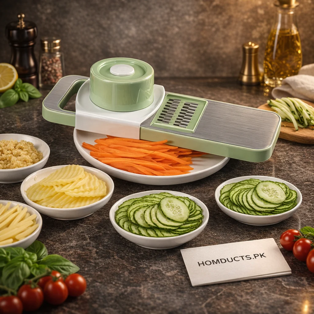 5-in-1 Kitchen Vegetable Chopper, Cutter & Slicer Tool